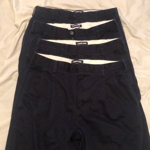 Men’s Lands End Navy Pants